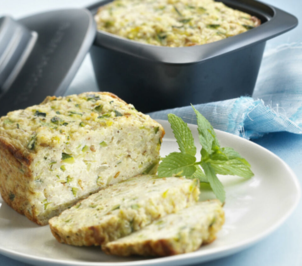 Terrine de courgettes au cumin et à la menthe Tupperware